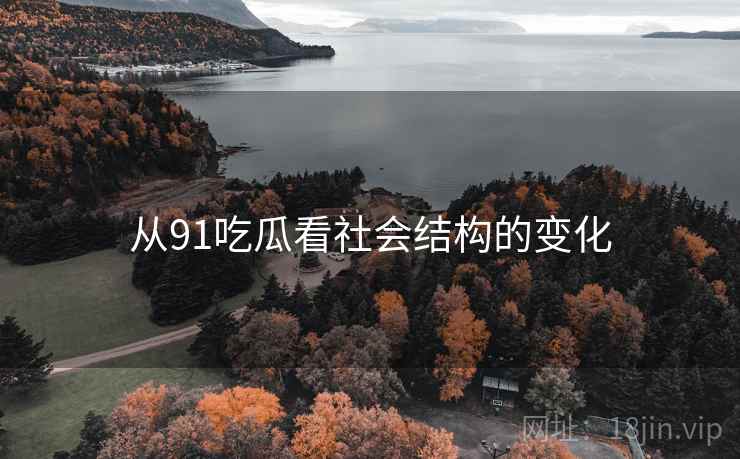 从91吃瓜看社会结构的变化